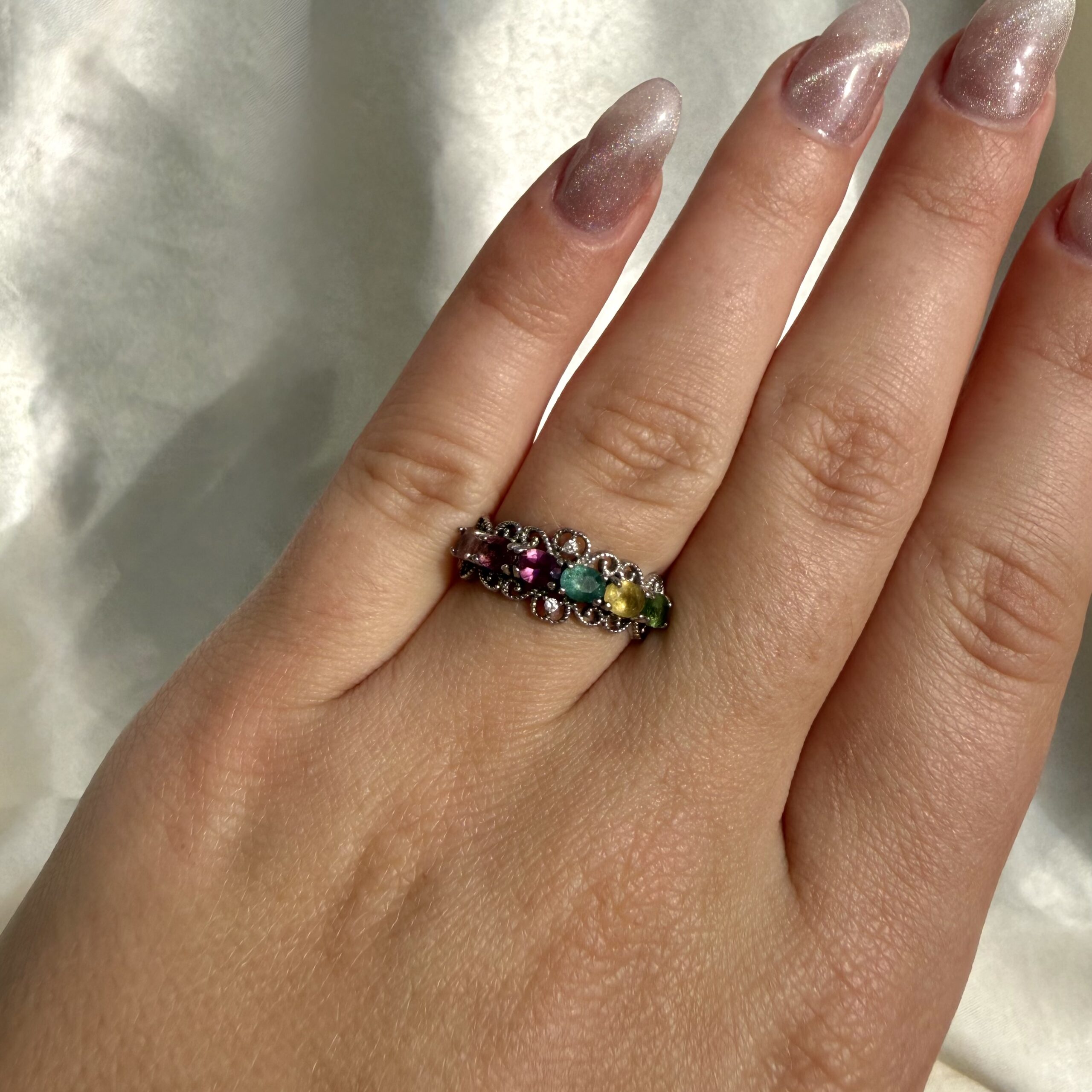 Rainbow Tourmaline Ring Wicked - Image 2