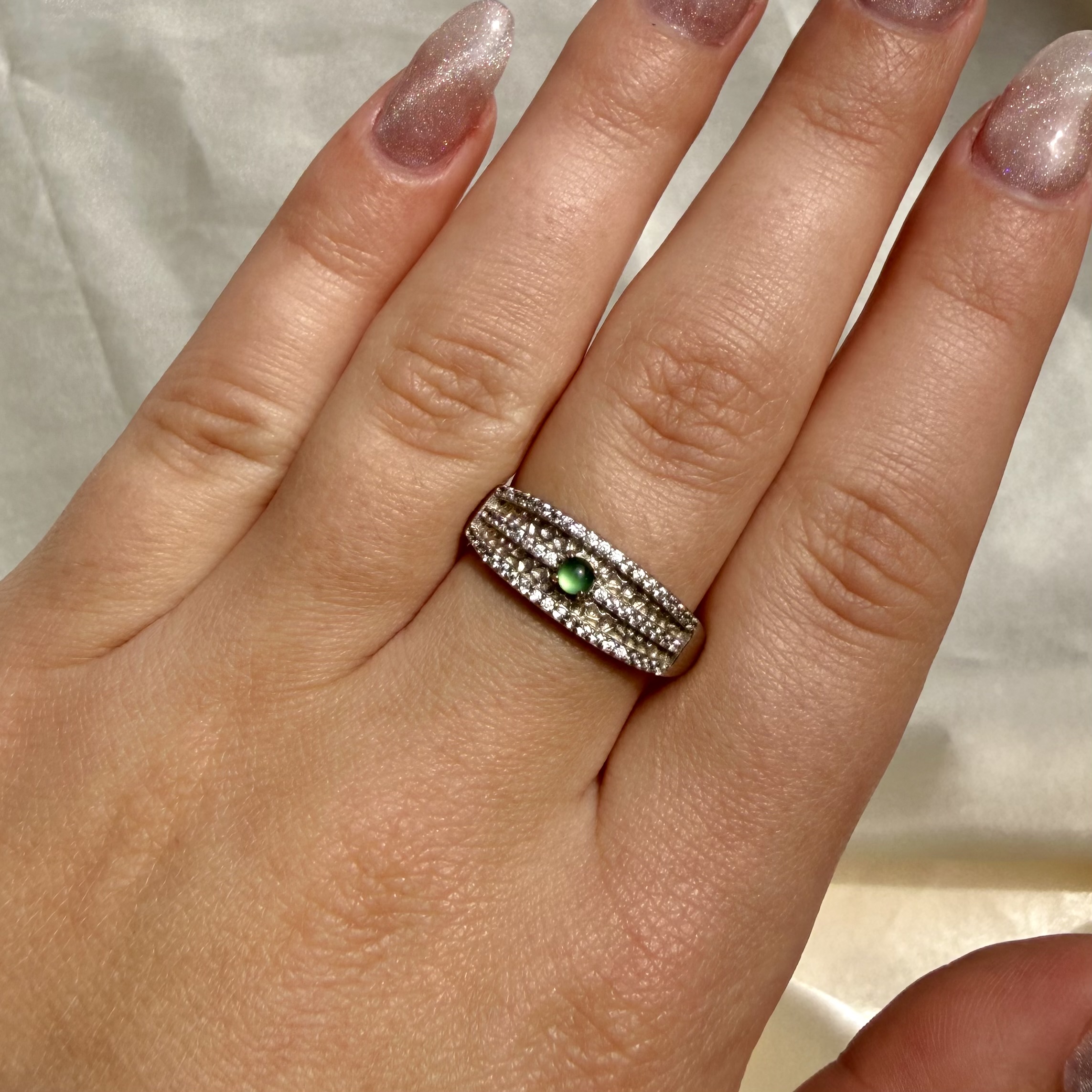 SPECIAL! Cats Eye Jade ring