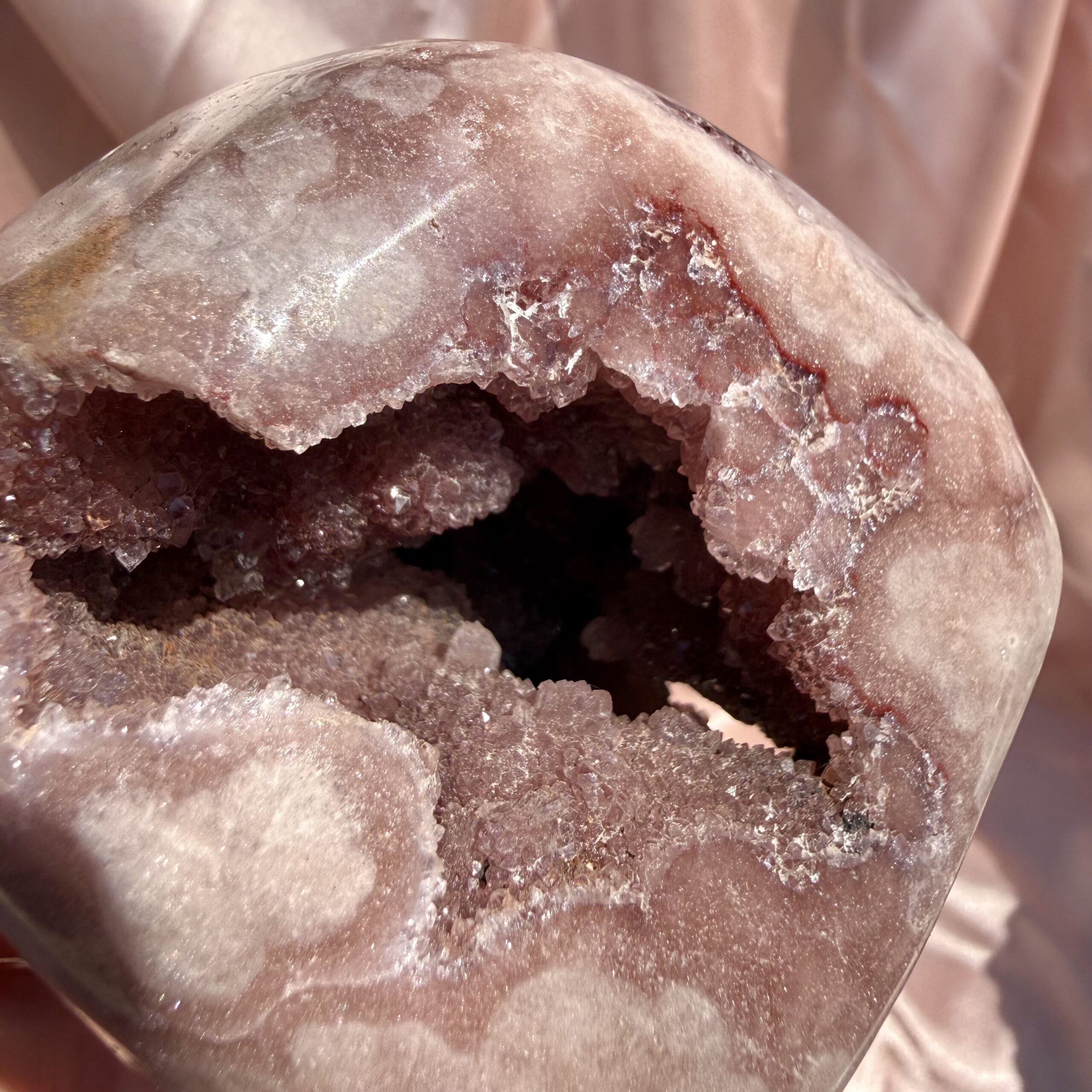 Pink Amethyst Druzy Cave - Image 2