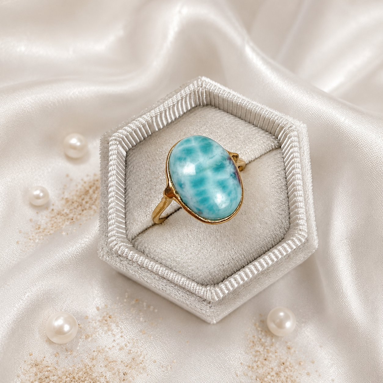 Larimar Ring 18K - Image 2
