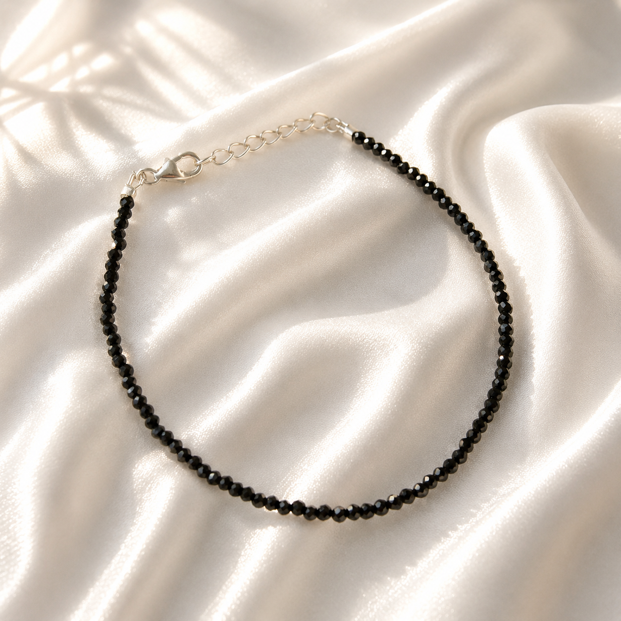 Faceted Black Onyx Bracelet