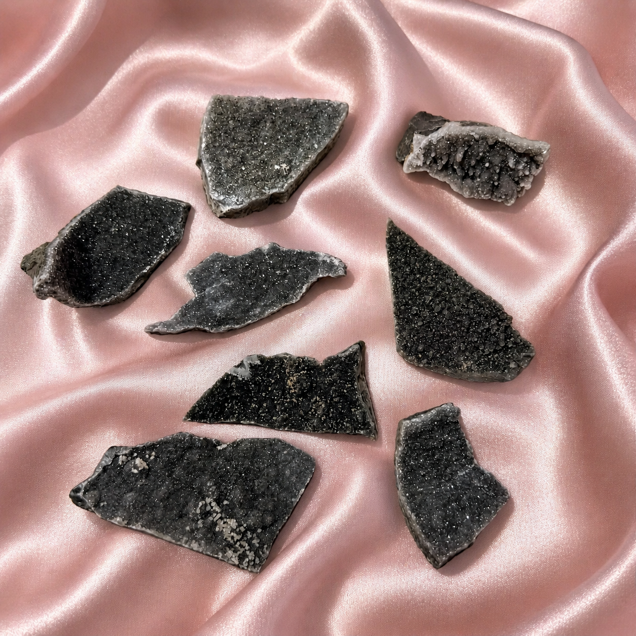 Mystery Black Amethyst Cluster