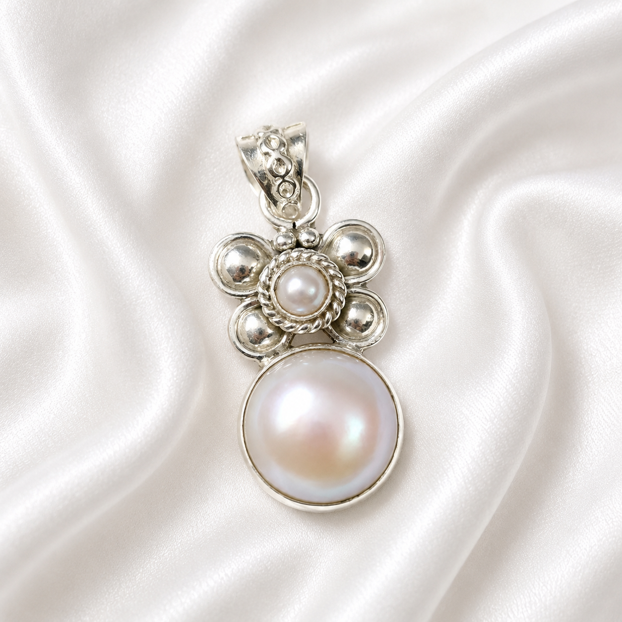 Butterfly Pearl Pendant