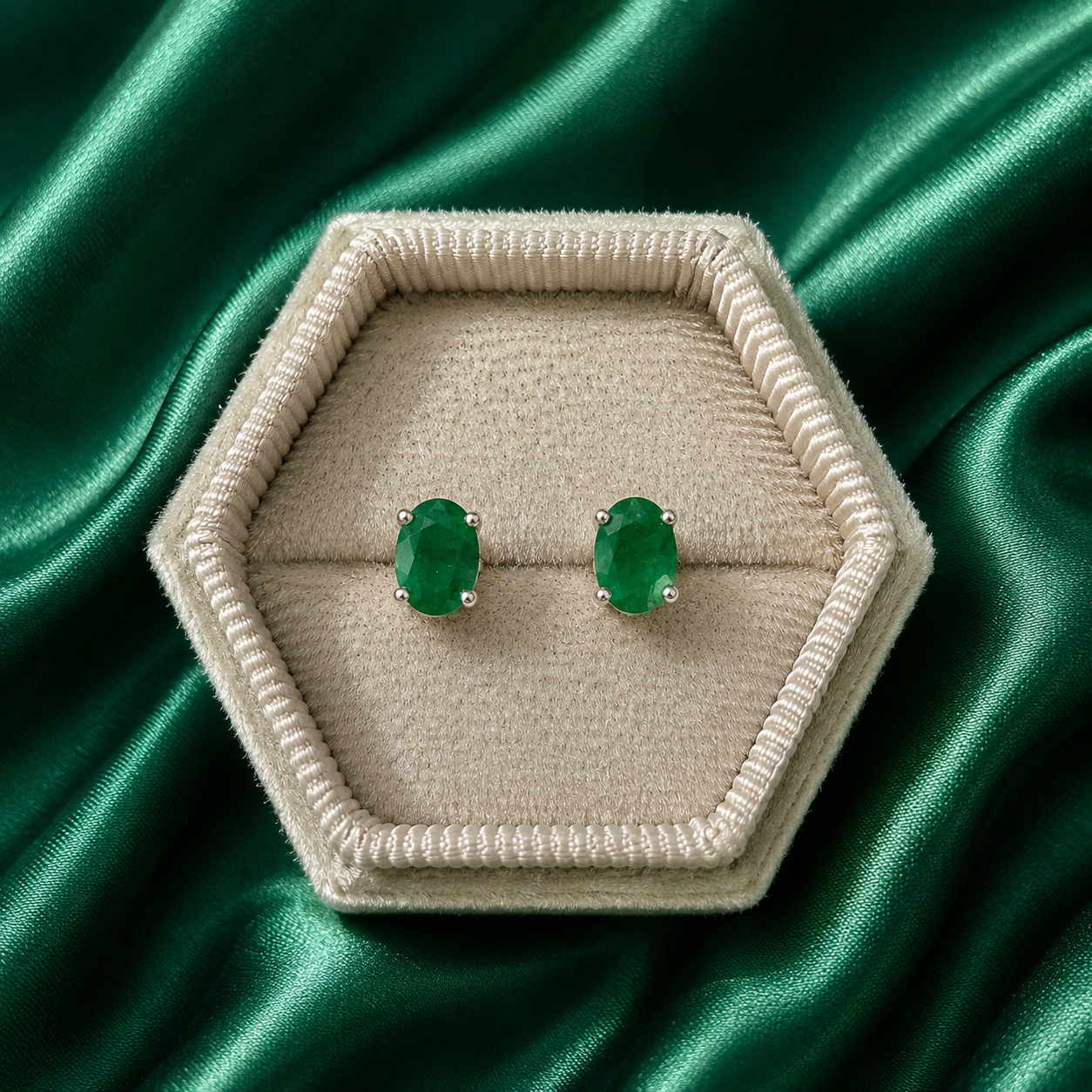 Emerald Earstuds