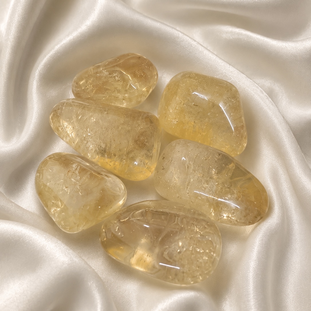 Natural Citrine Tumble Stone