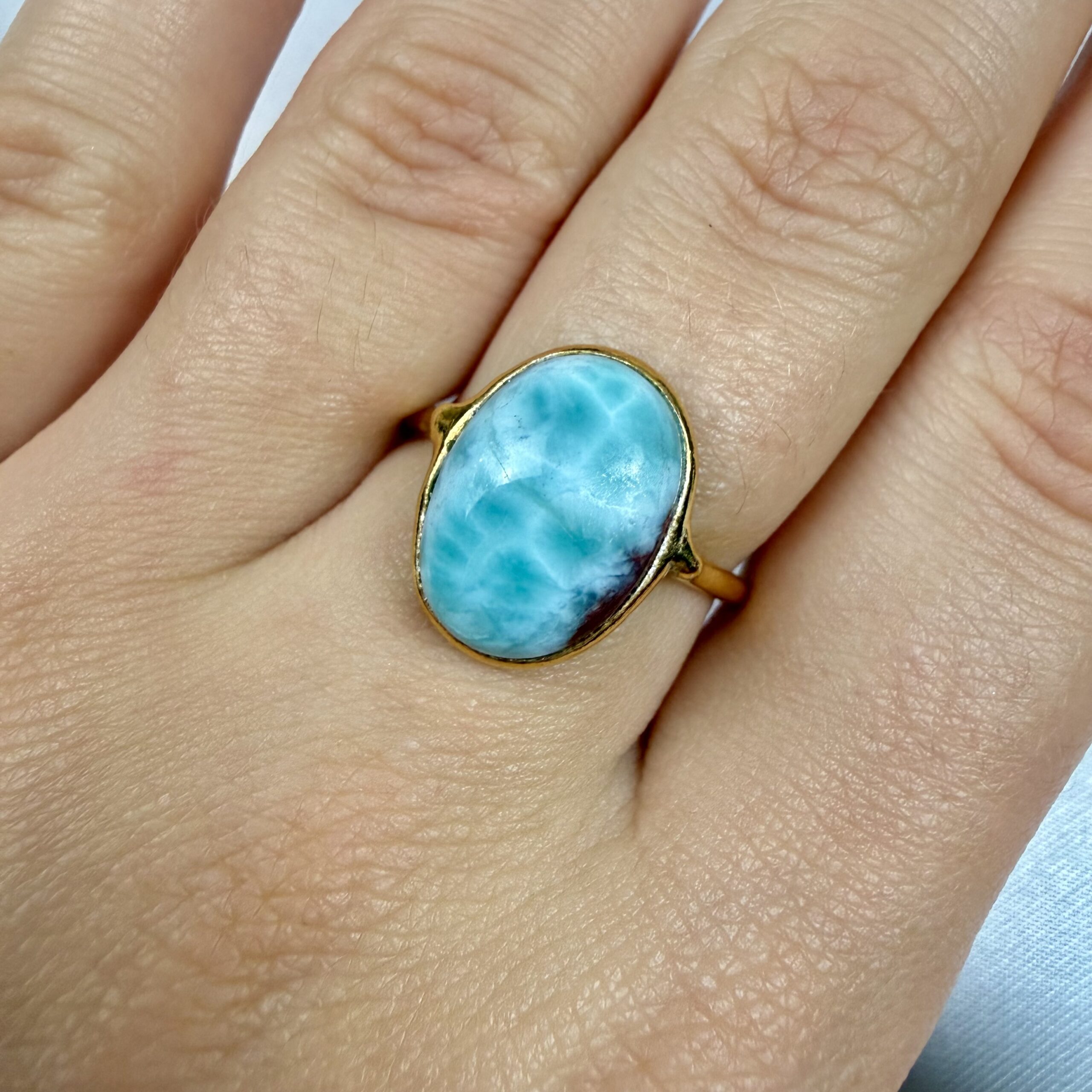 Larimar Ring 18K - Image 3