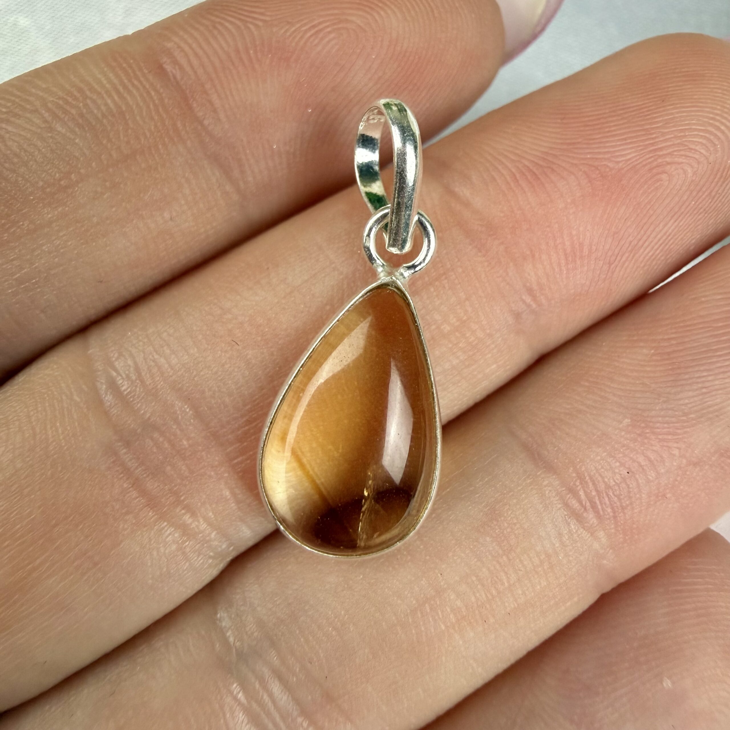Citrine Teardrop Pendant - Image 2