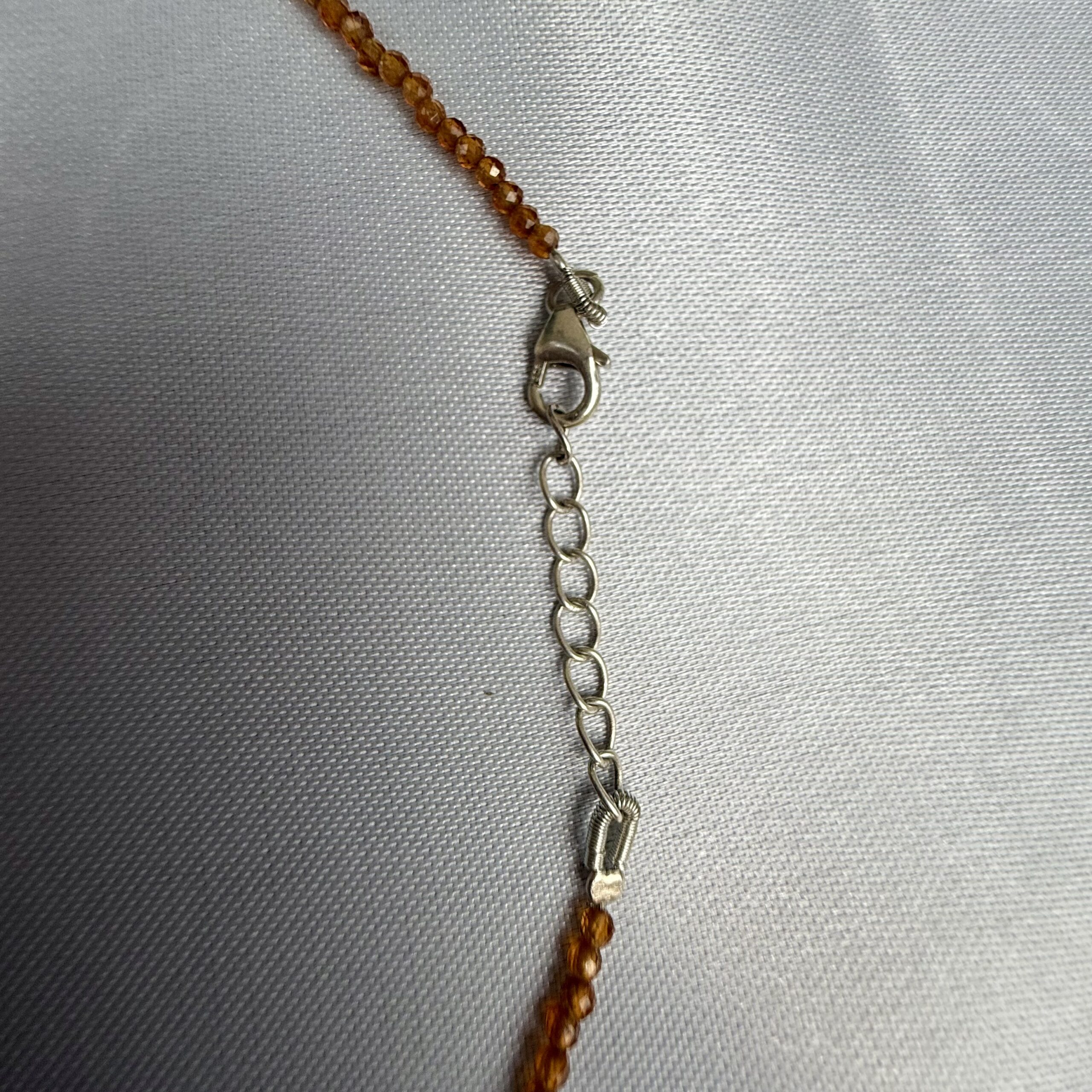 Faceted Spessartite Garnet Crystal Collier - Image 2