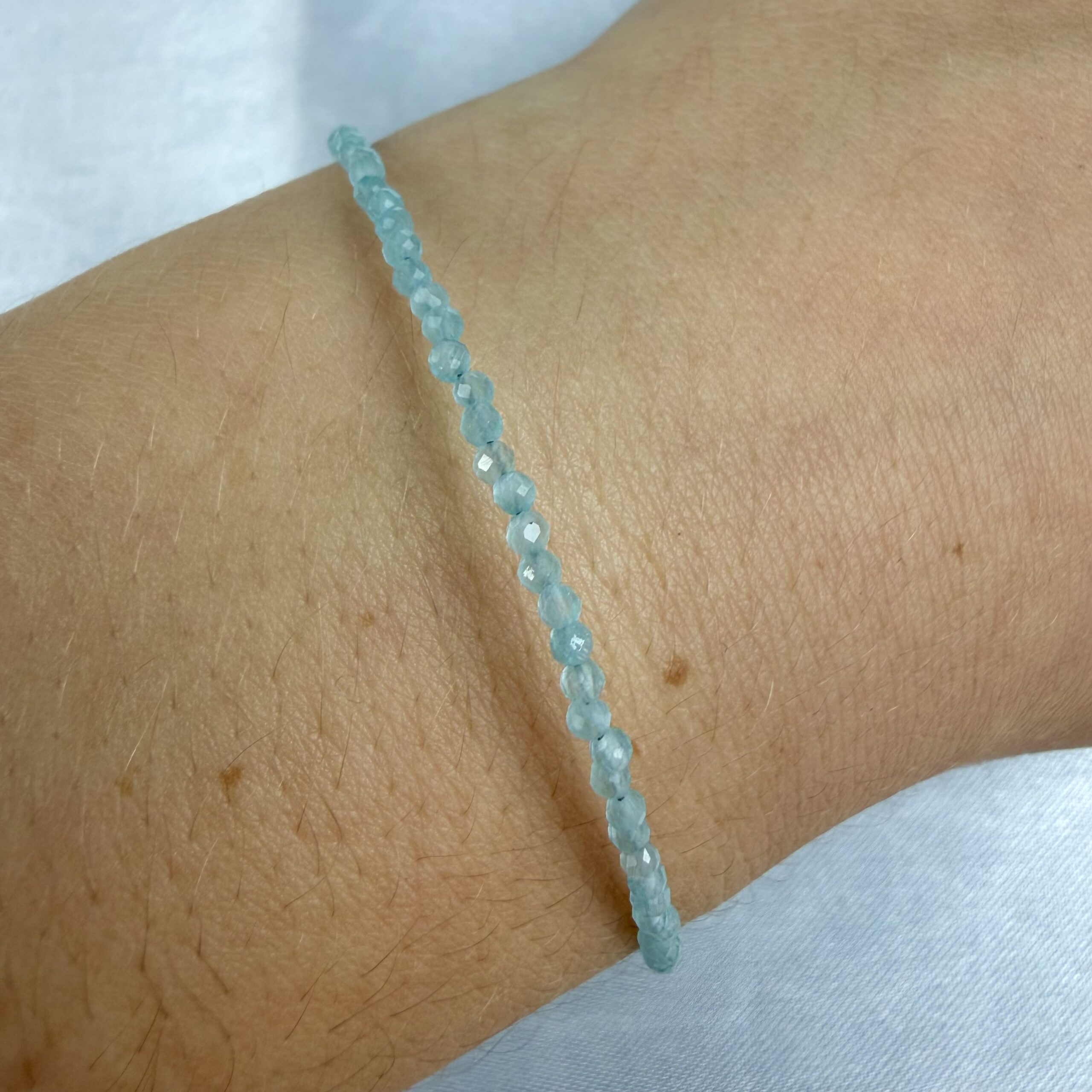 Faceted Aquamarine Bracelet - Image 2