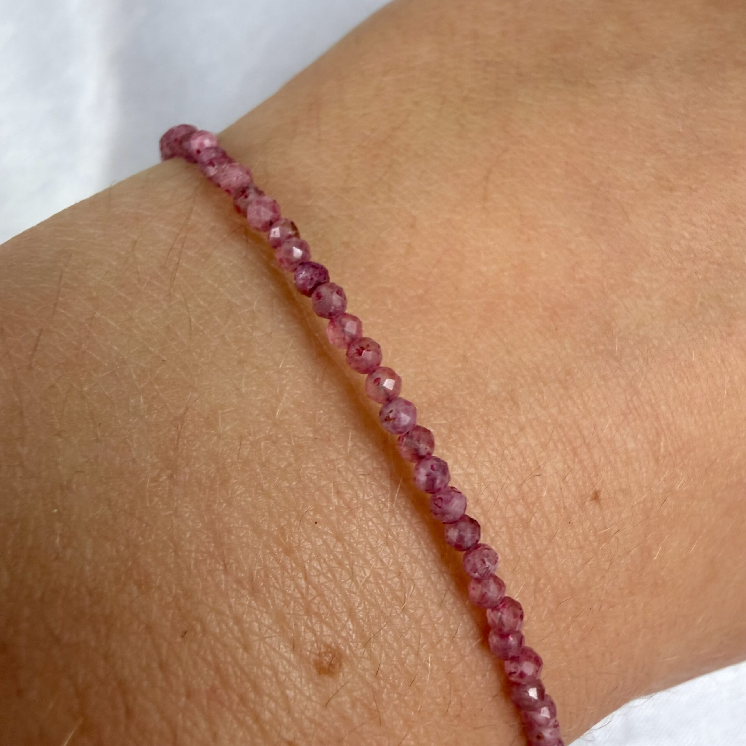 Faceted Rhodonite Bracelet - Image 2