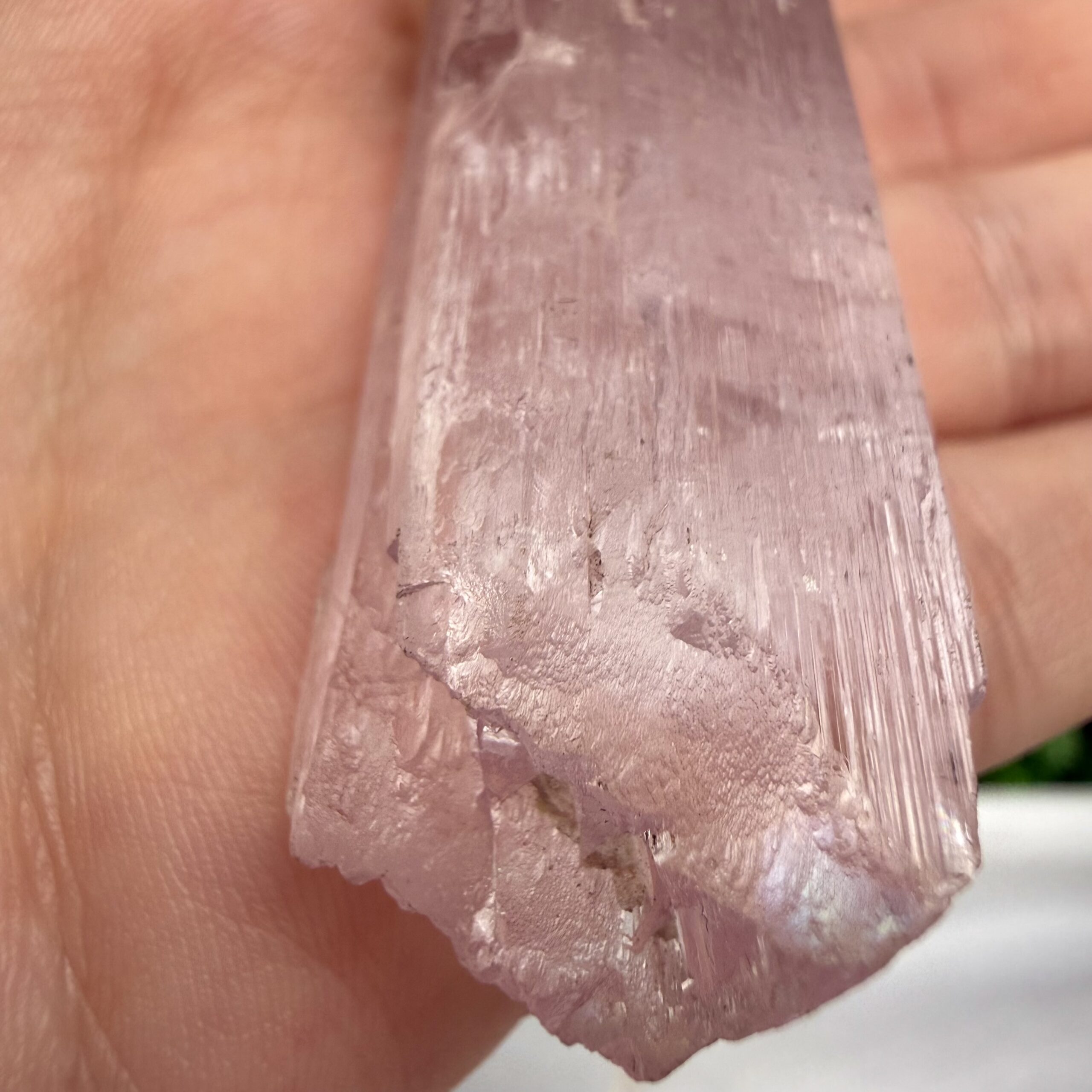 XL Statement Kunzite Crystal Pendant - Image 4