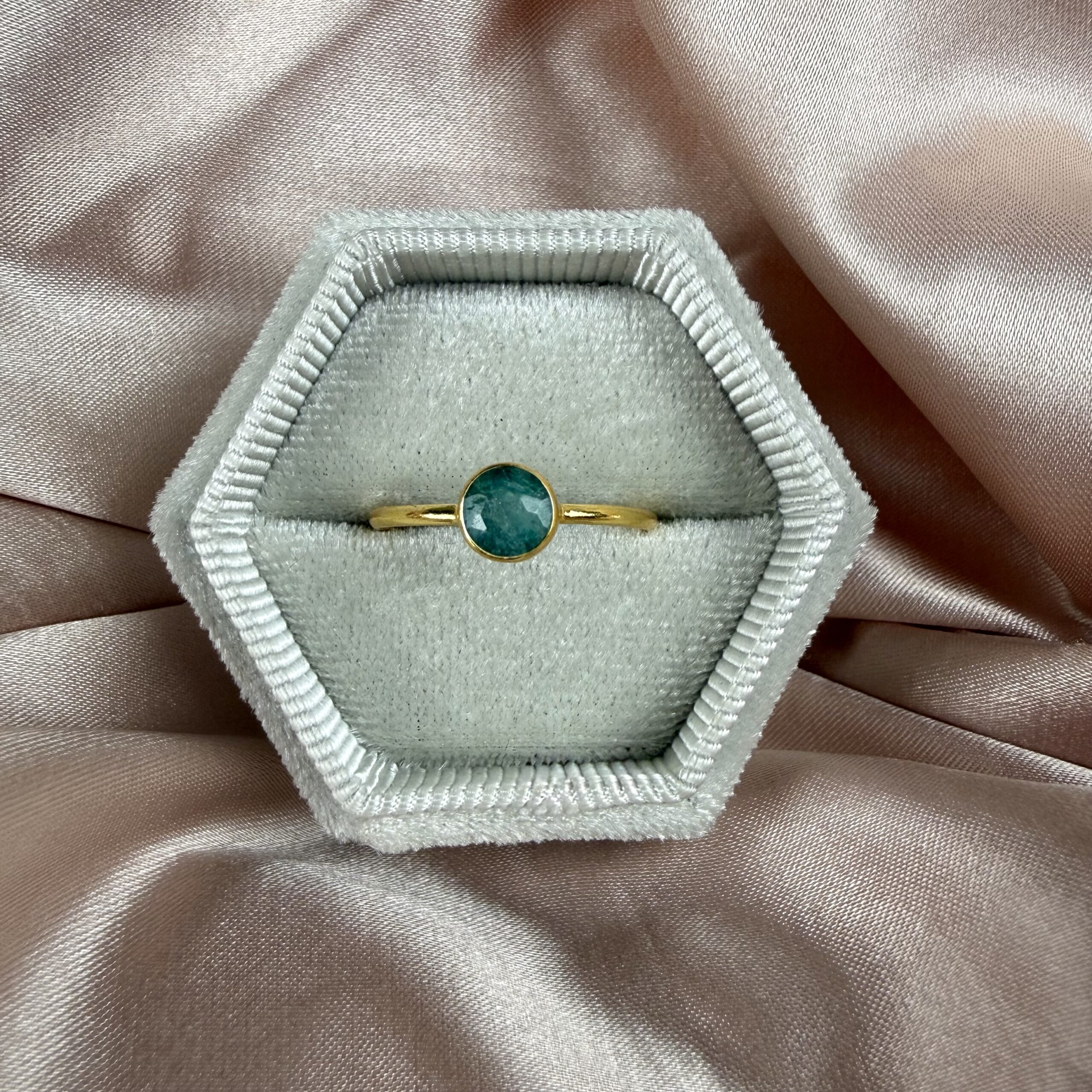 Apatite Ring Gold
