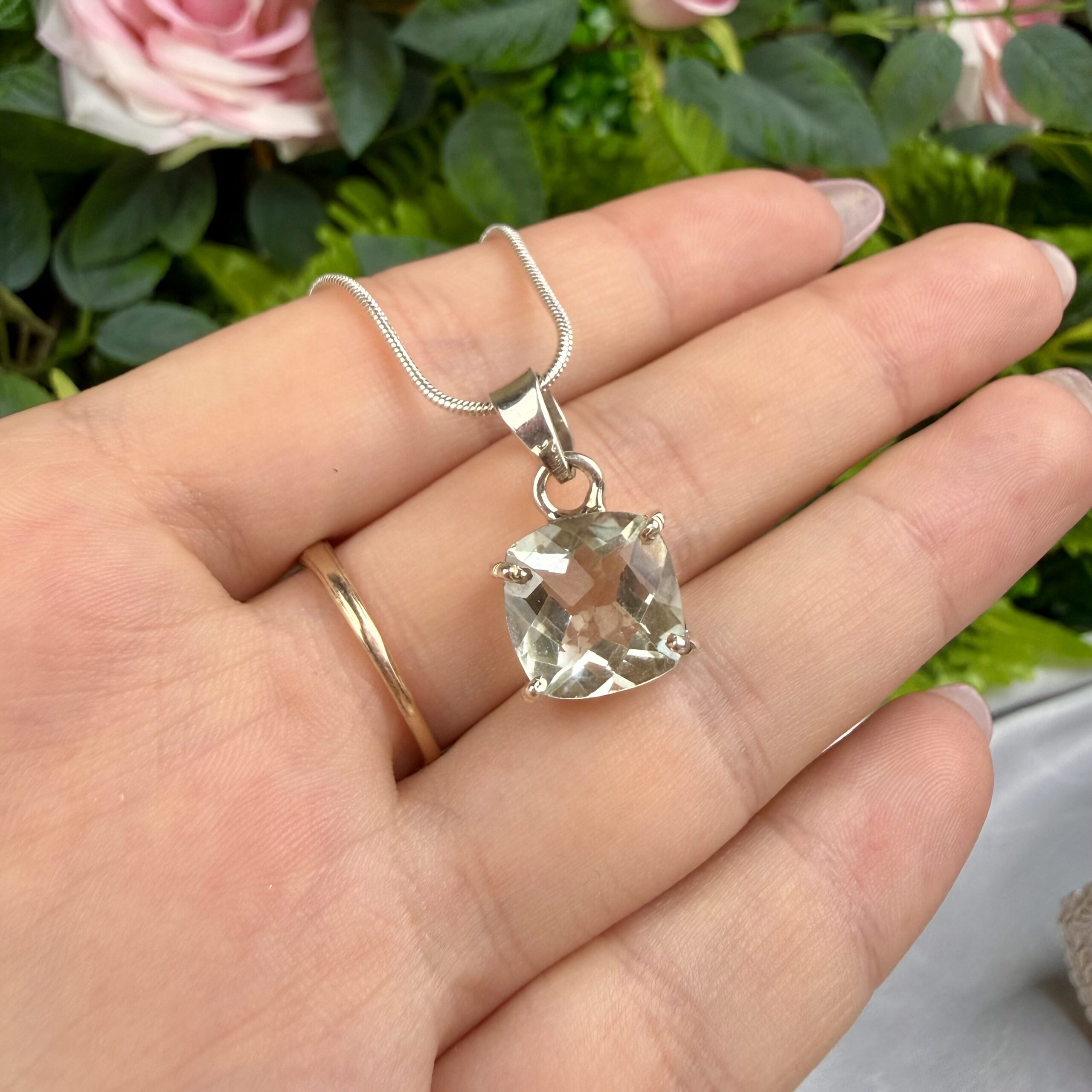 Prasiolite Pendant - Image 3