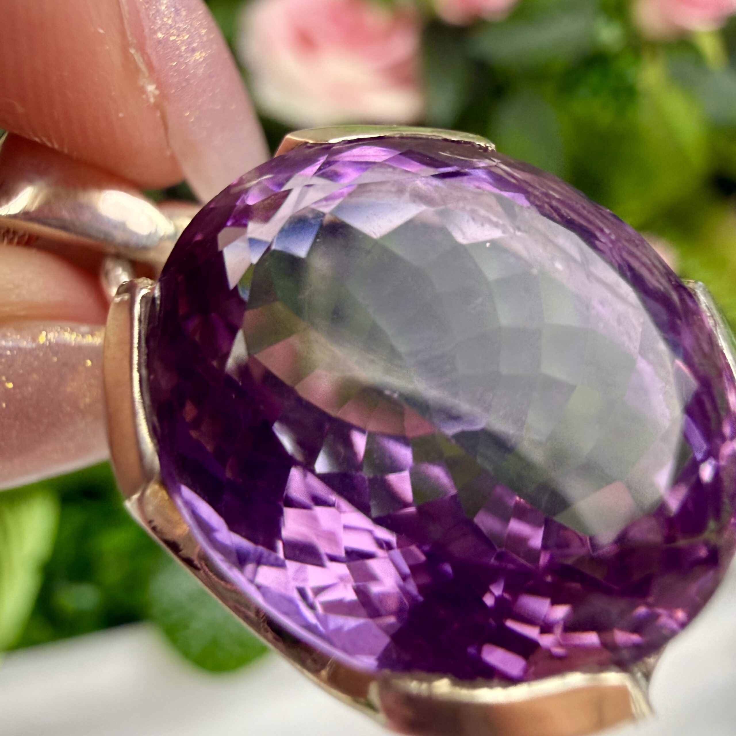 Statement Piece Amethyst Gem Pendant - Image 3