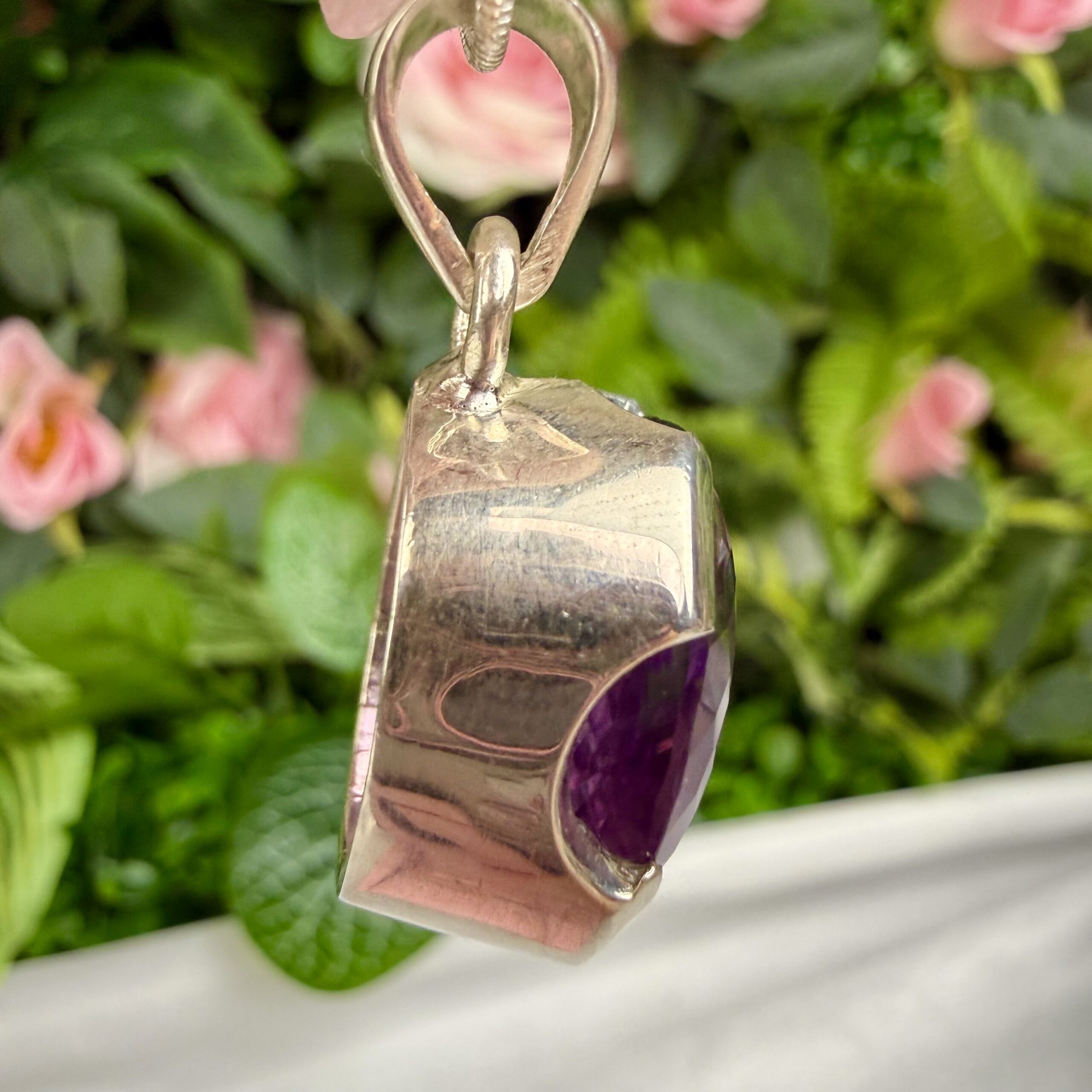 Statement Piece Amethyst Gem Pendant - Image 4