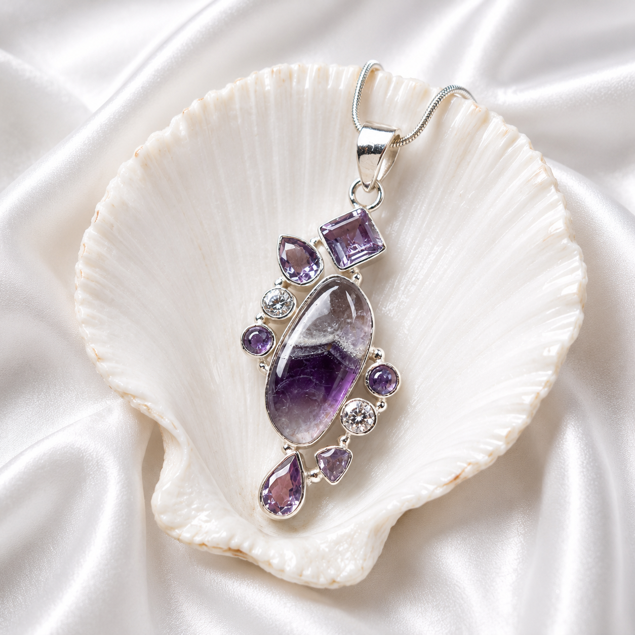 Dream Amethyst Fairy Pendant