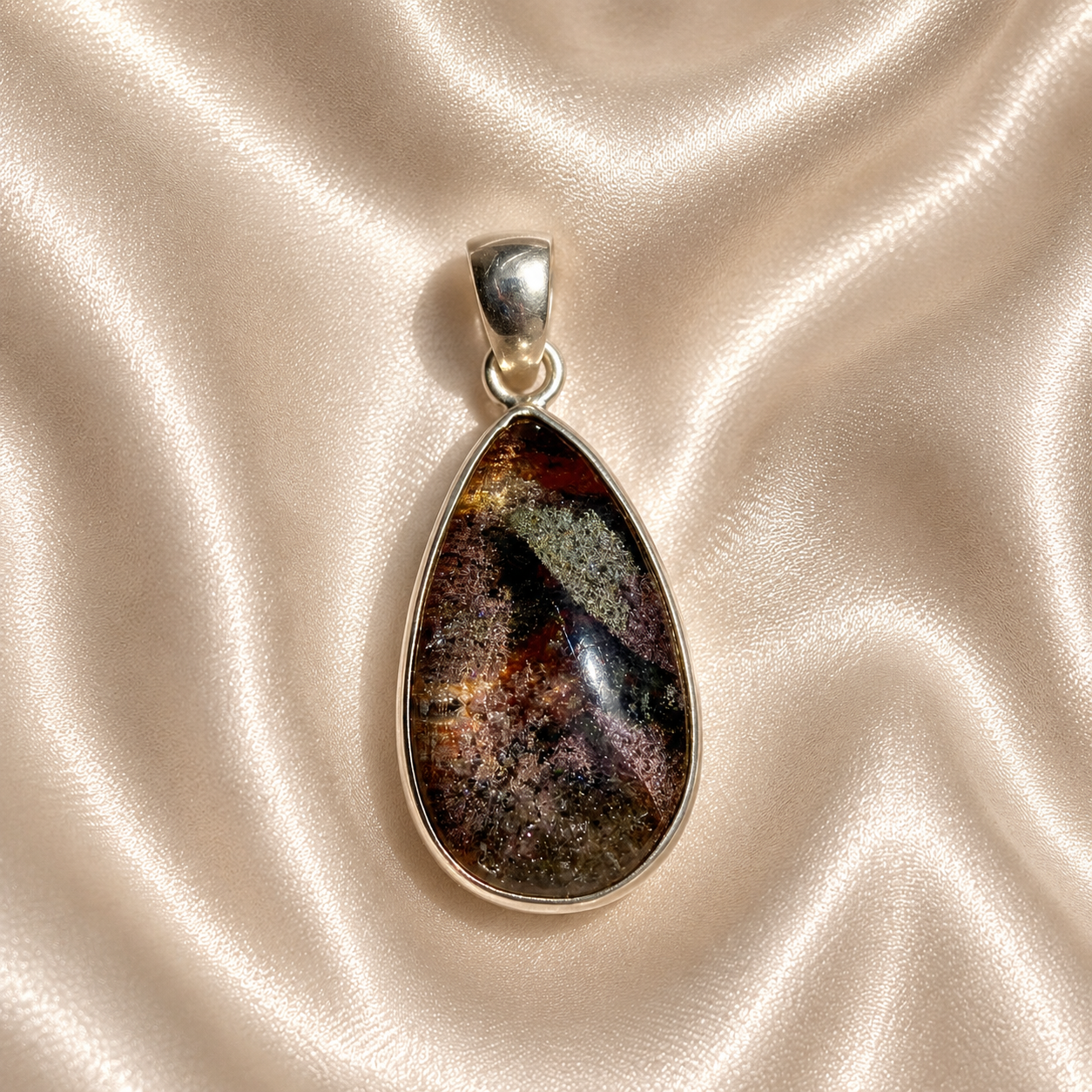 Lodolite Garden Quarts Pendant