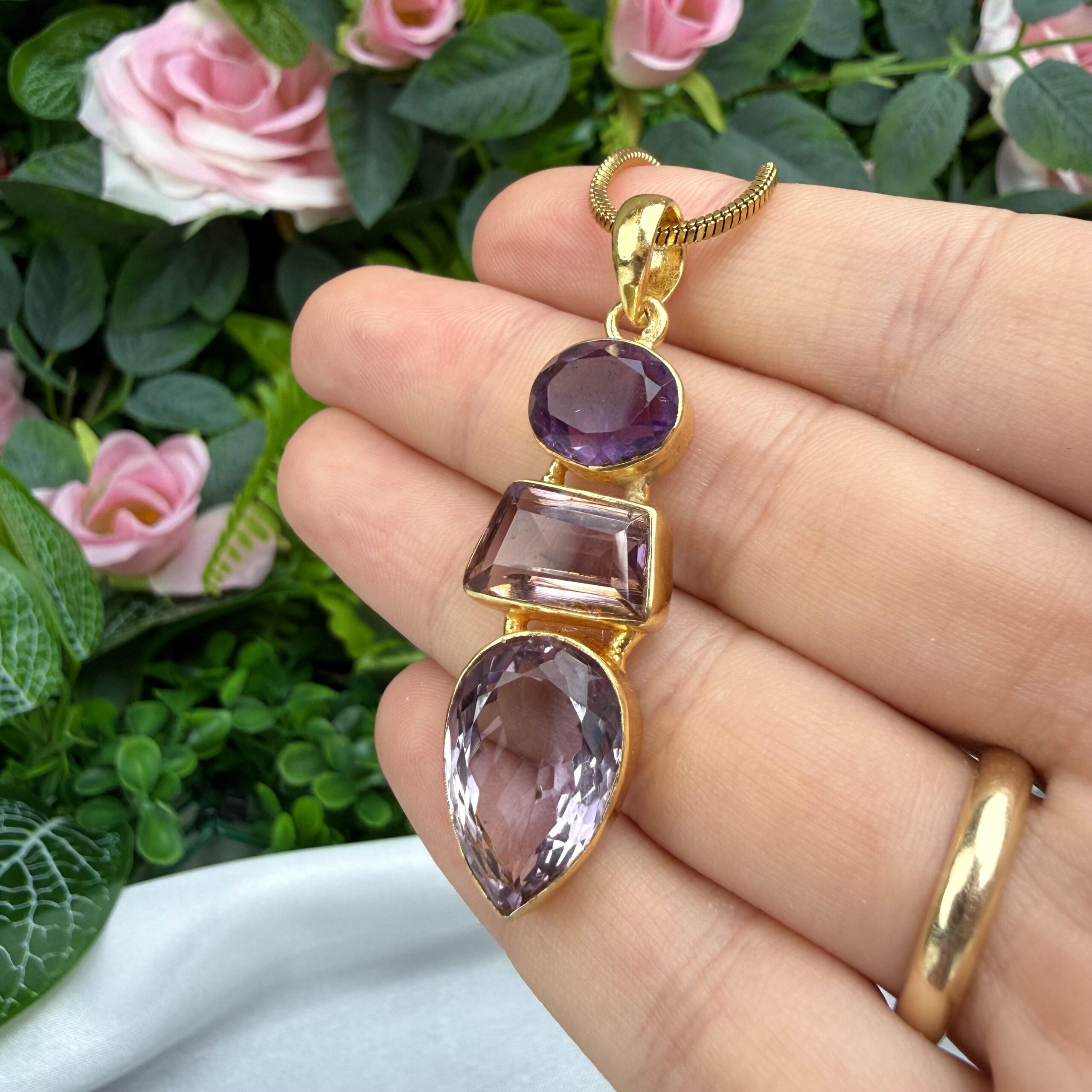 Statement Amethyst Pendant - Image 2