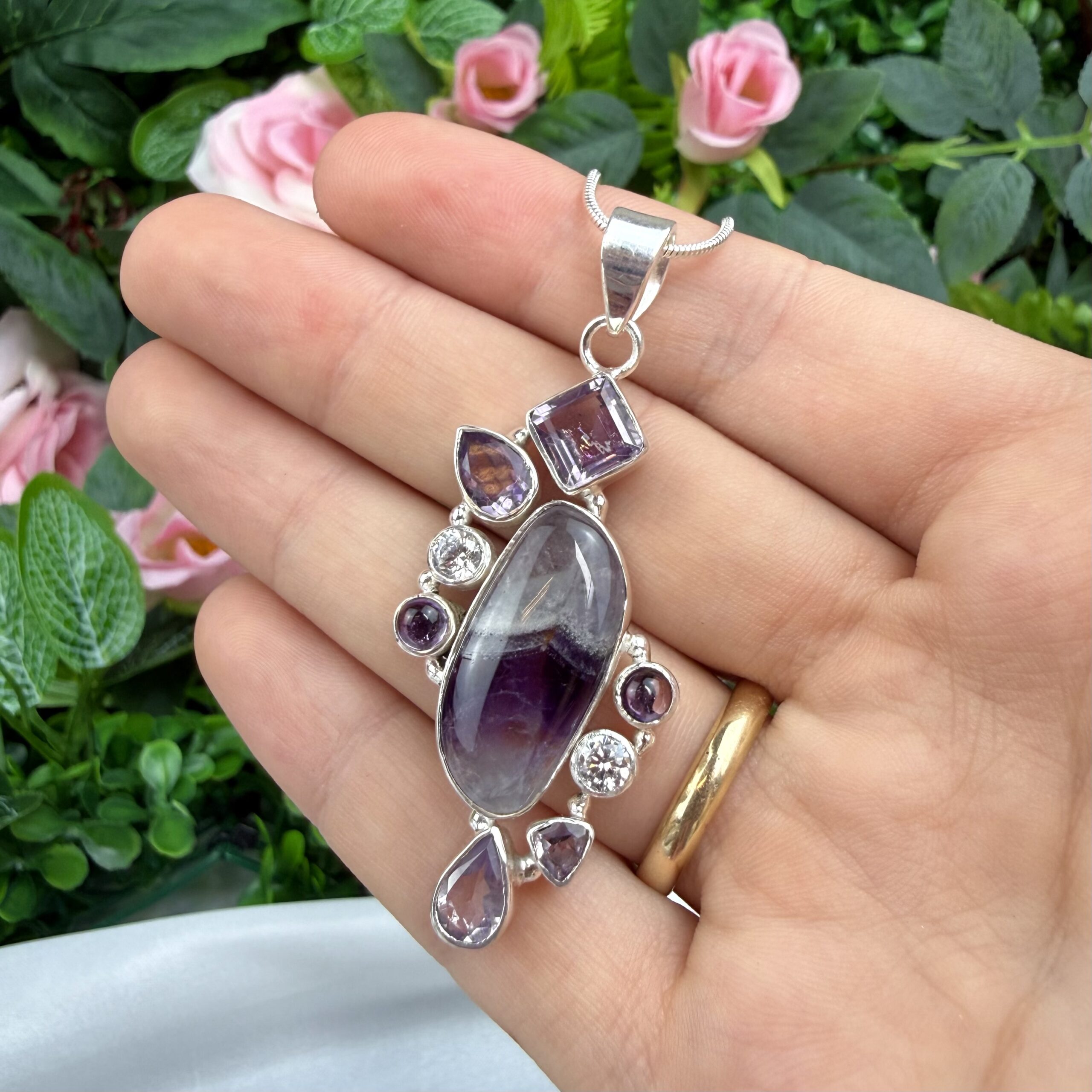 Dream Amethyst Fairy Pendant - Image 2